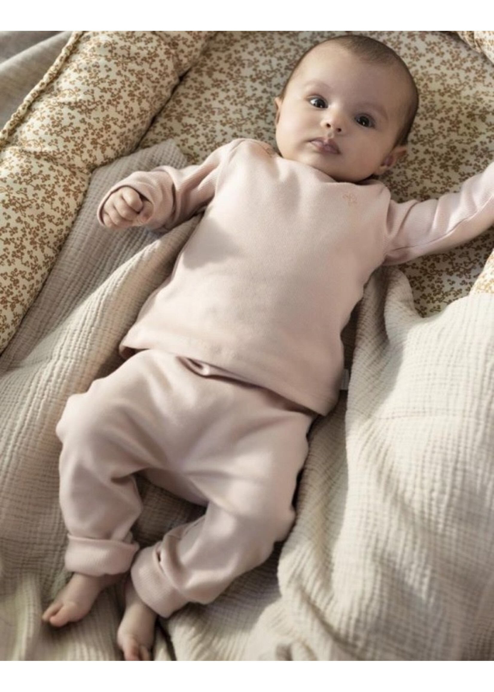 Noppies Kids Noppies Kids, Naura Ribbed Pants || Rose Smoke