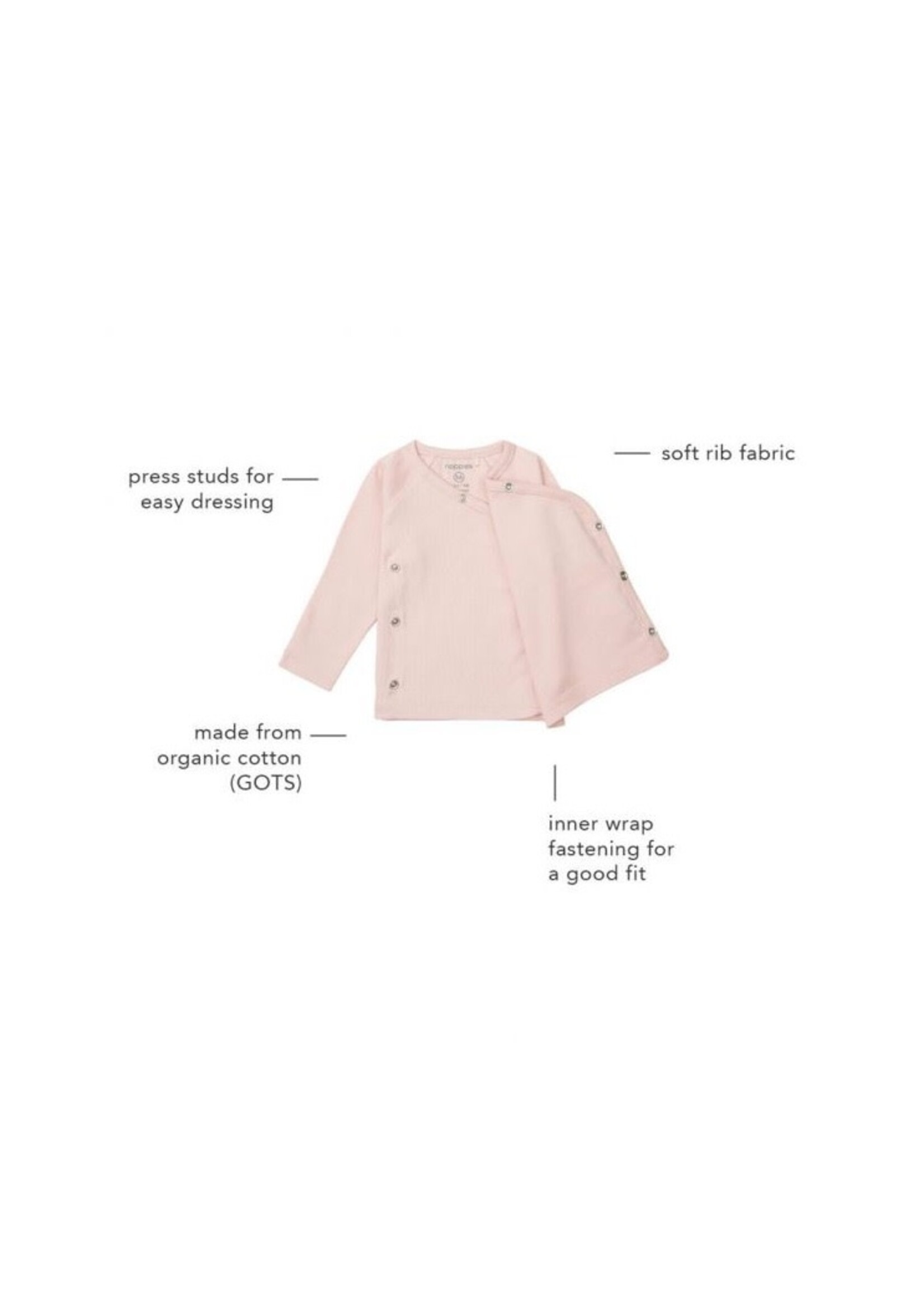Noppies Kids Noppies Kids, Nanyuki Ribbed Long Sleeve Top || Rose Smoke