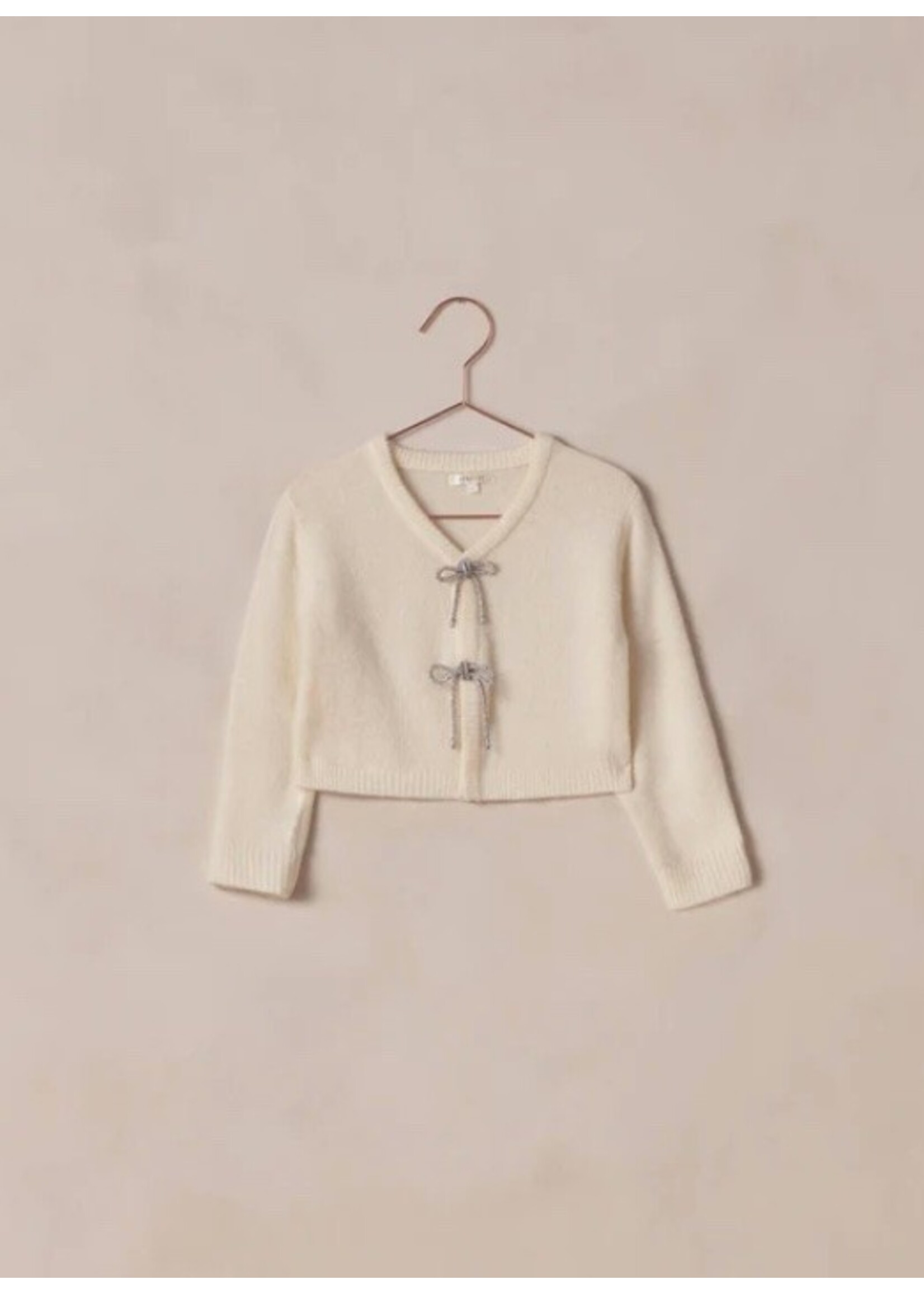 Noralee Noralee, Bow Cardigan || Ivory