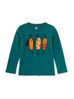 Tea Collection Tea Collection, Sareok's Corn Dogs Graphic Tee || Scuba