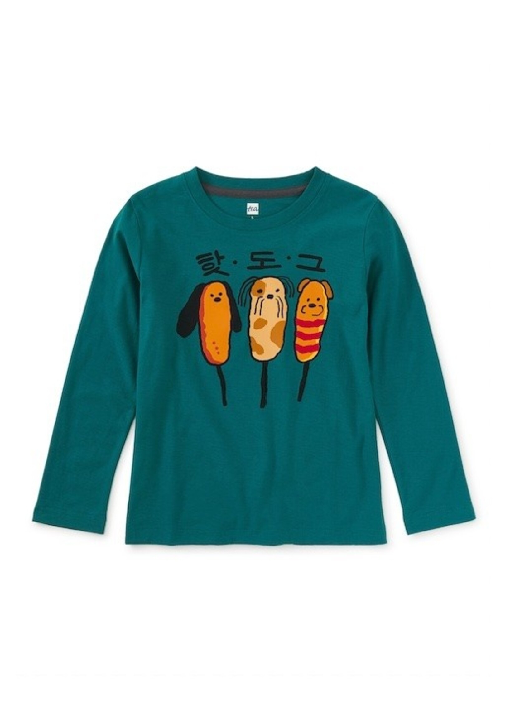 Tea Collection Tea Collection, Sareok's Corn Dogs Graphic Tee || Scuba