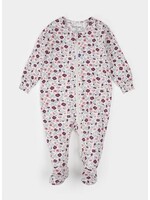 Petit Lem Petit Lem, Poppy Floral Print Footie Sleeper || Beige