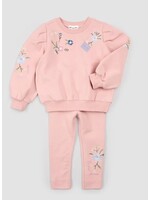 Miles the Label Miles the label, Floral Embroidery Set || Miles Pink