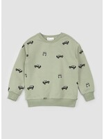 Miles the Label Miles the Label, Off Roading Print Sweatshirt || Green Dusty