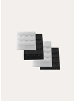 Carriwell Carriwell, Bra Extender 3 Clasp 4 Pack || 2 X Black / 2 X White