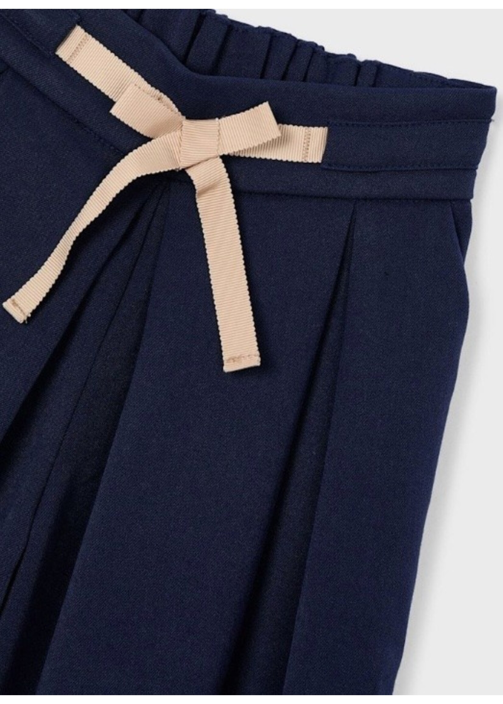 Mayoral Mayoral, Girl Bow Midi Pants || Navy