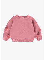 Souris Mini Souris Mini, Sparkly Knit Sweater || Pink