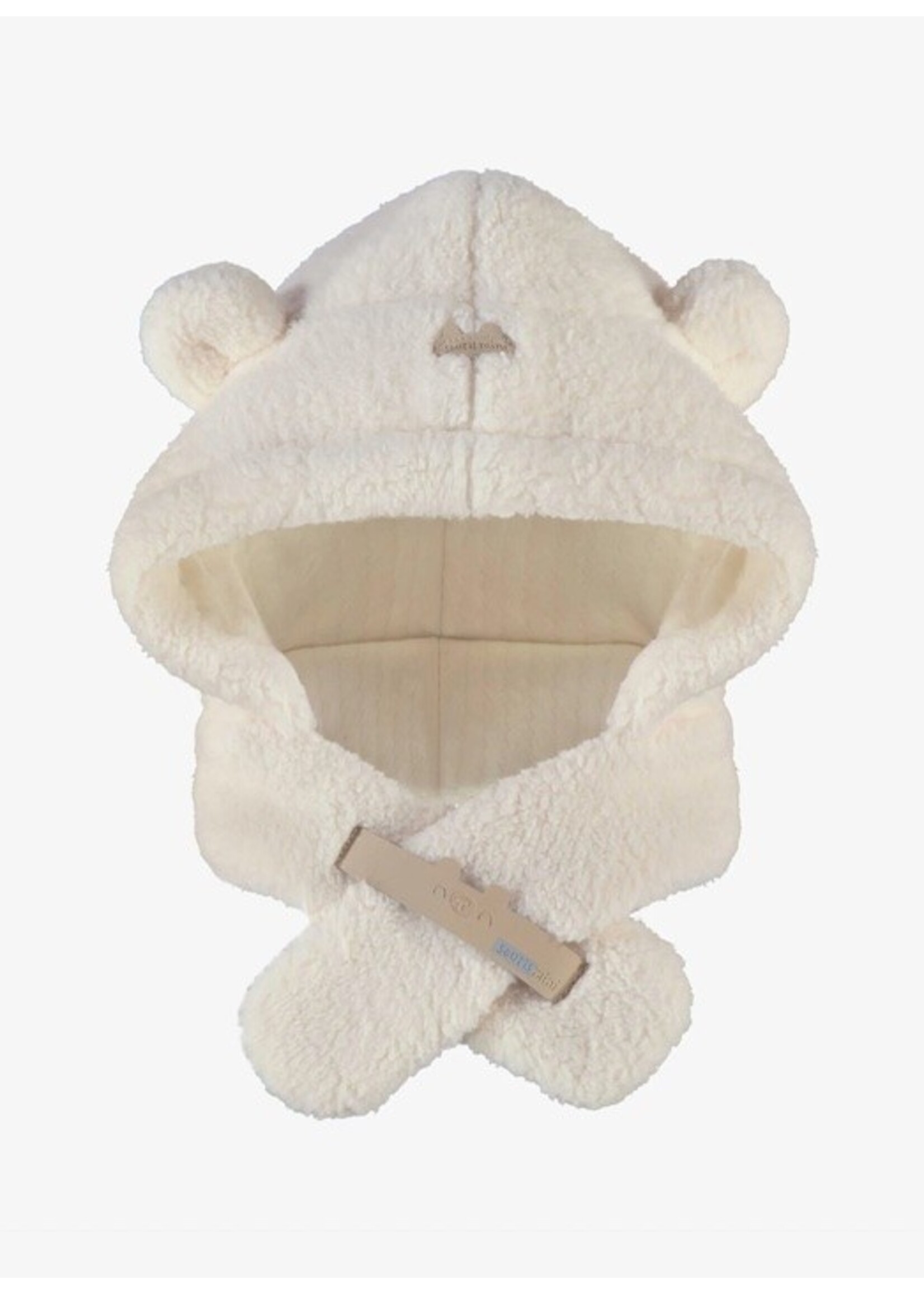 Souris Mini Souris Mini, Sherpa Bear Hat || Cream