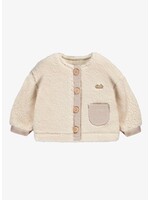 Souris Mini Souris Mini, Sherpa Jacket || Cream
