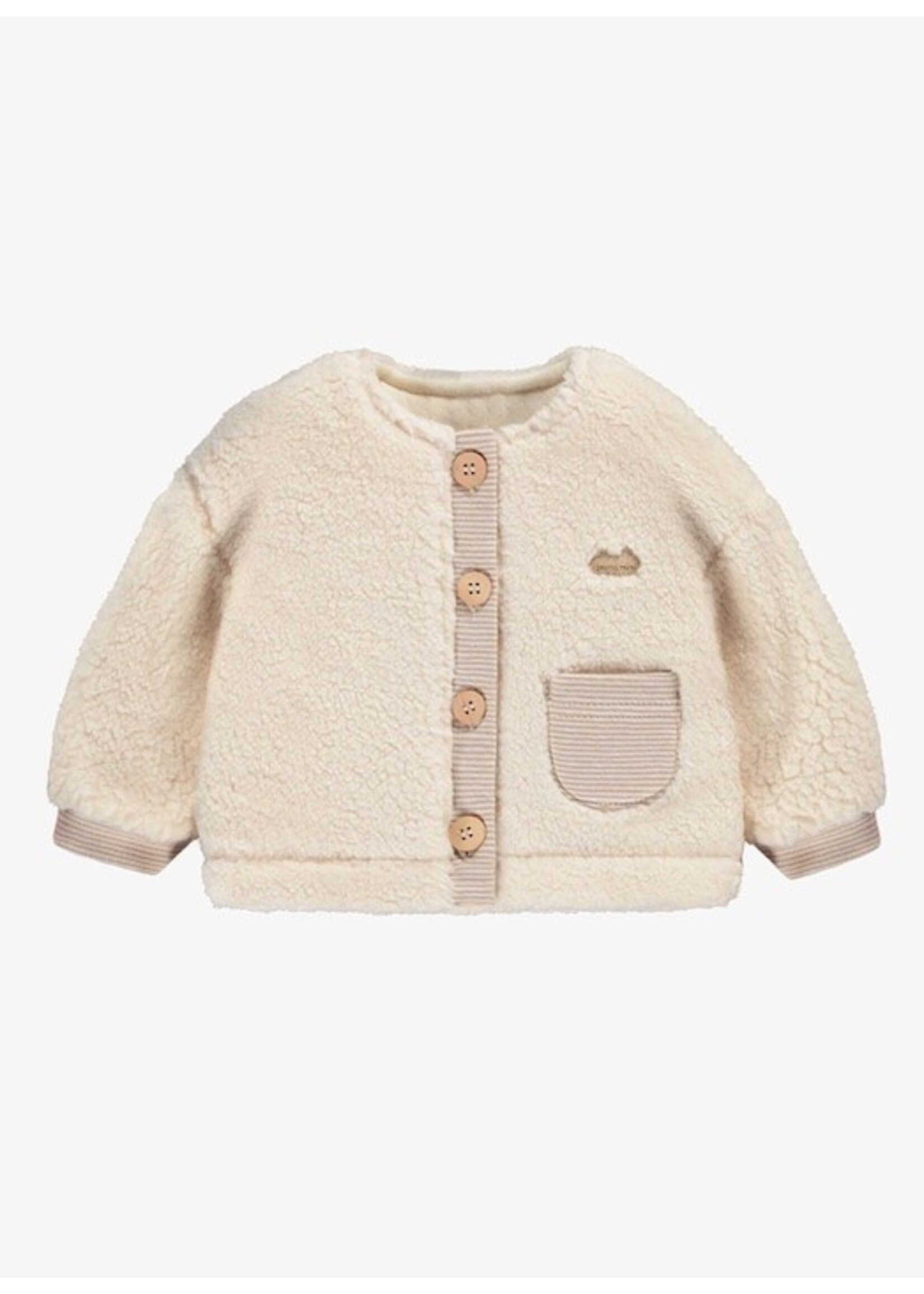 Souris Mini Souris Mini, Sherpa Jacket || Cream