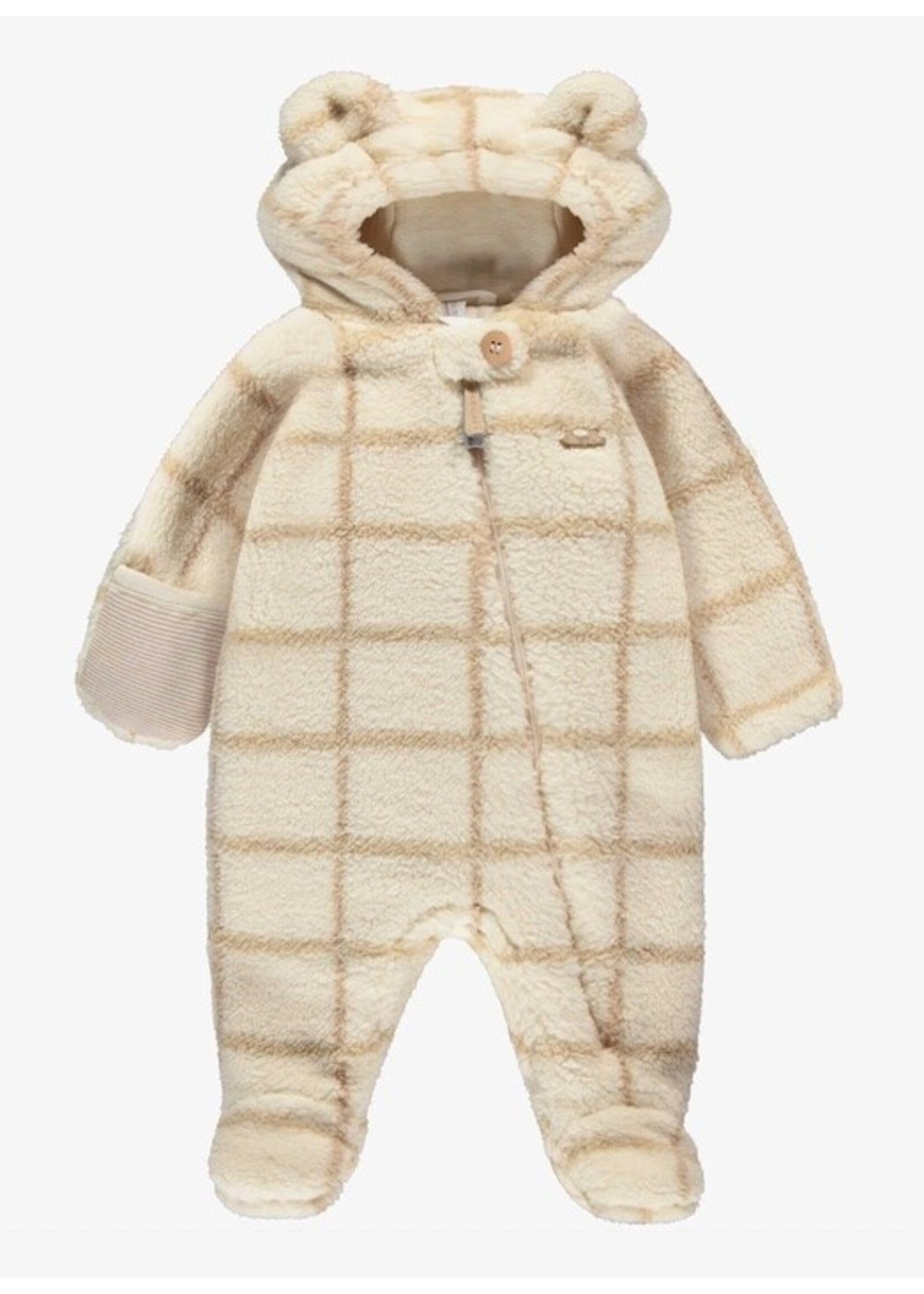 Souris Mini Souris Mini, Sherpa One Piece Suit || Cream