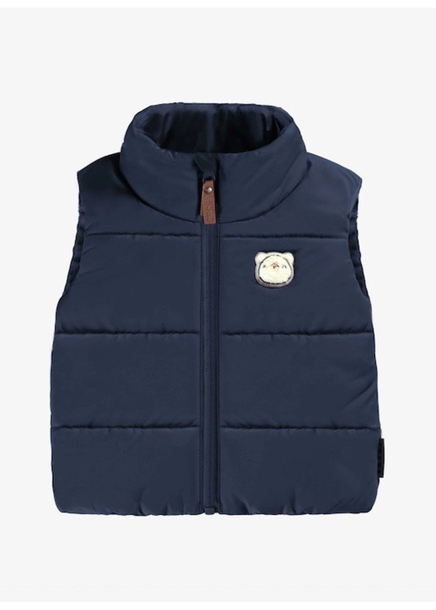 Souris Mini Souris Mini, Bear Down Vest || Navy
