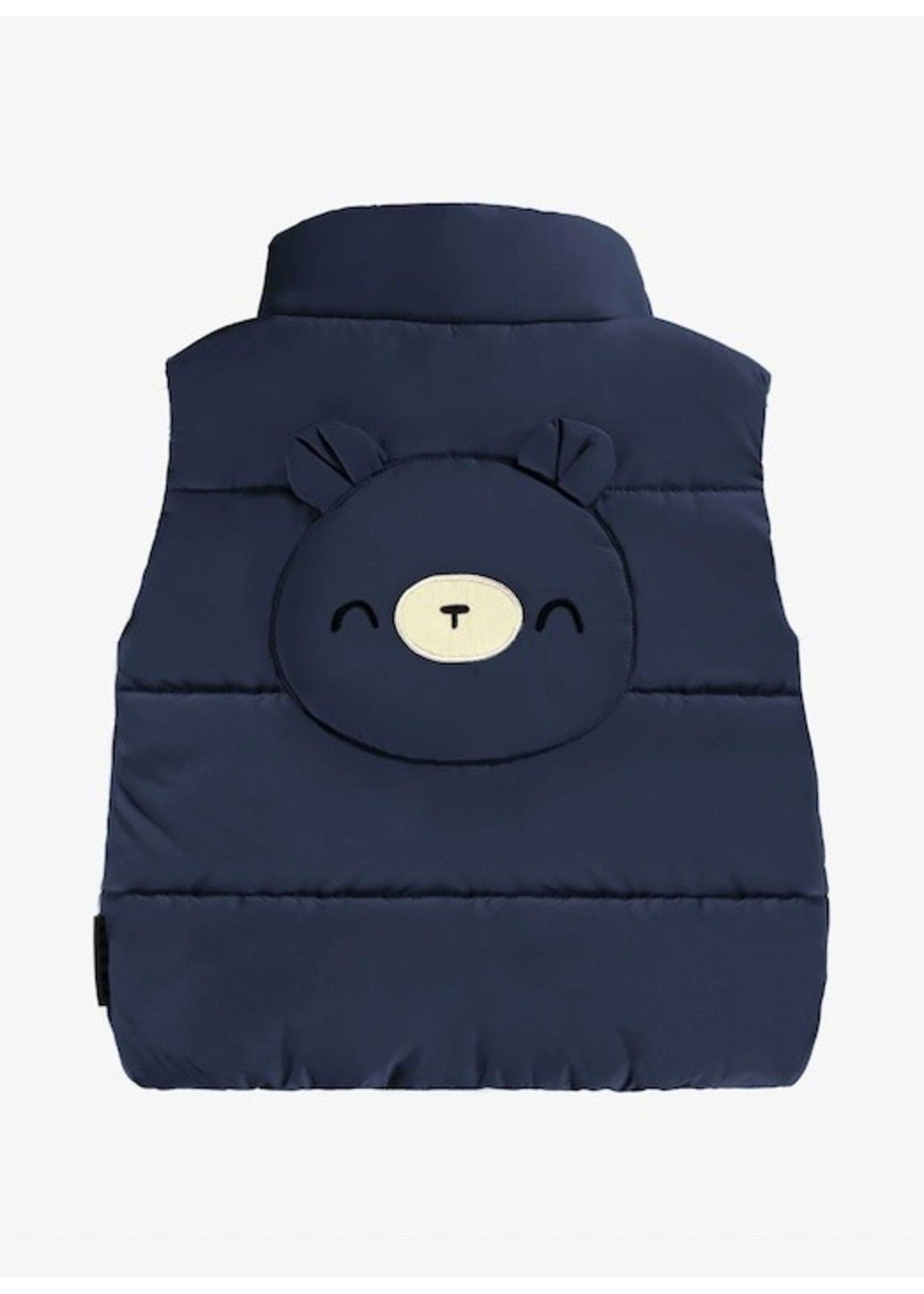 Souris Mini Souris Mini, Bear Down Vest || Navy