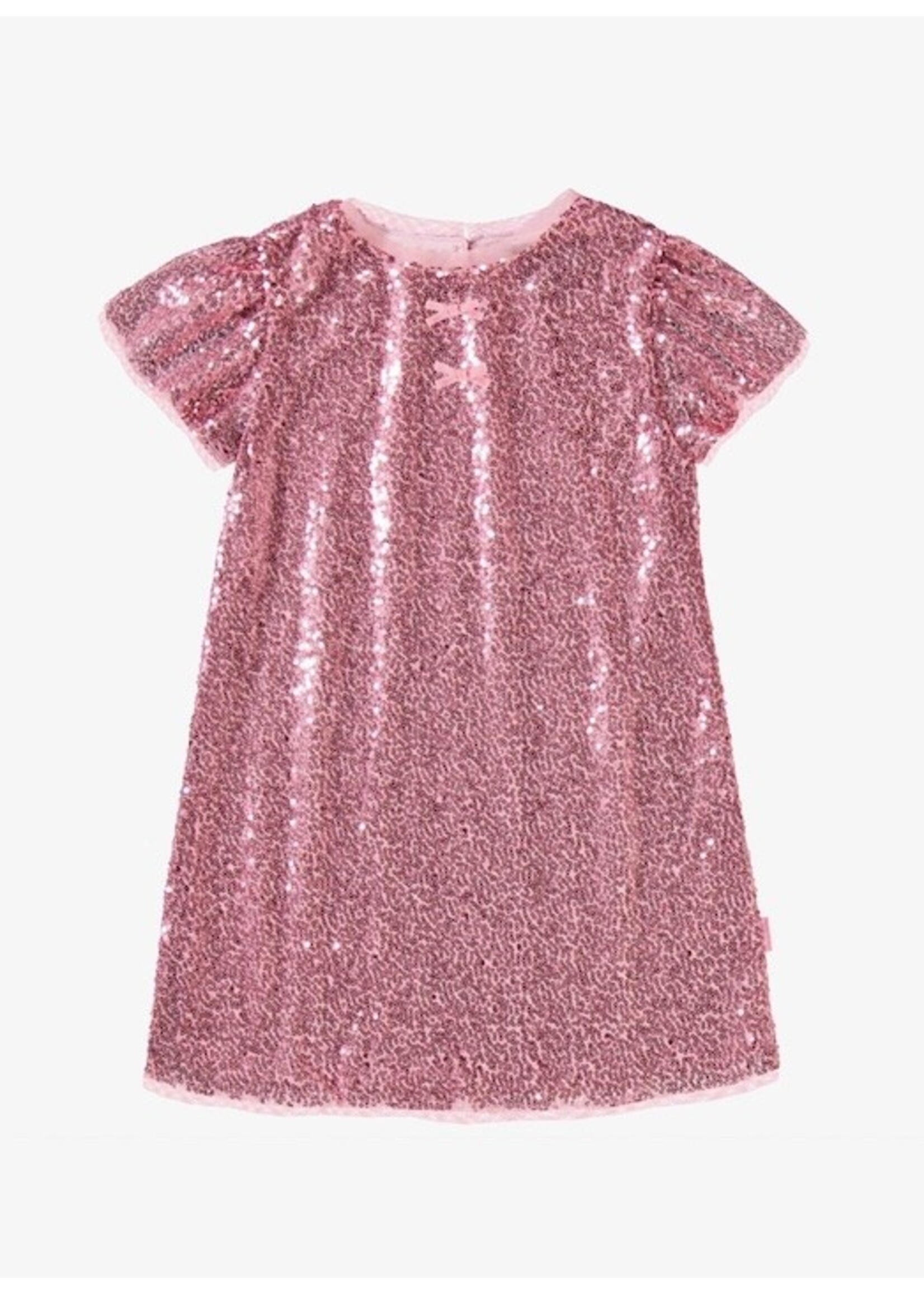 Souris Mini Souris Mini, Sequin Dress || Pink