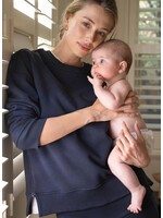 Ripe Maternity Ripe Maternity, Relax Nursing Sweatshirt  || Navy