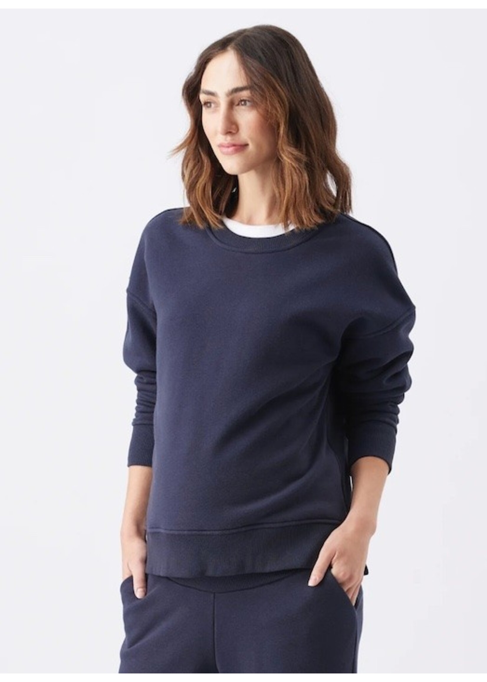 Ripe Maternity Ripe Maternity, Relax Nursing Sweatshirt  || Navy