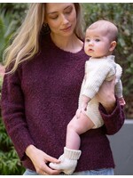 Ripe Maternity Ripe Maternity, Theo Cosy Knit Wool Mix Sweater || Burgundy