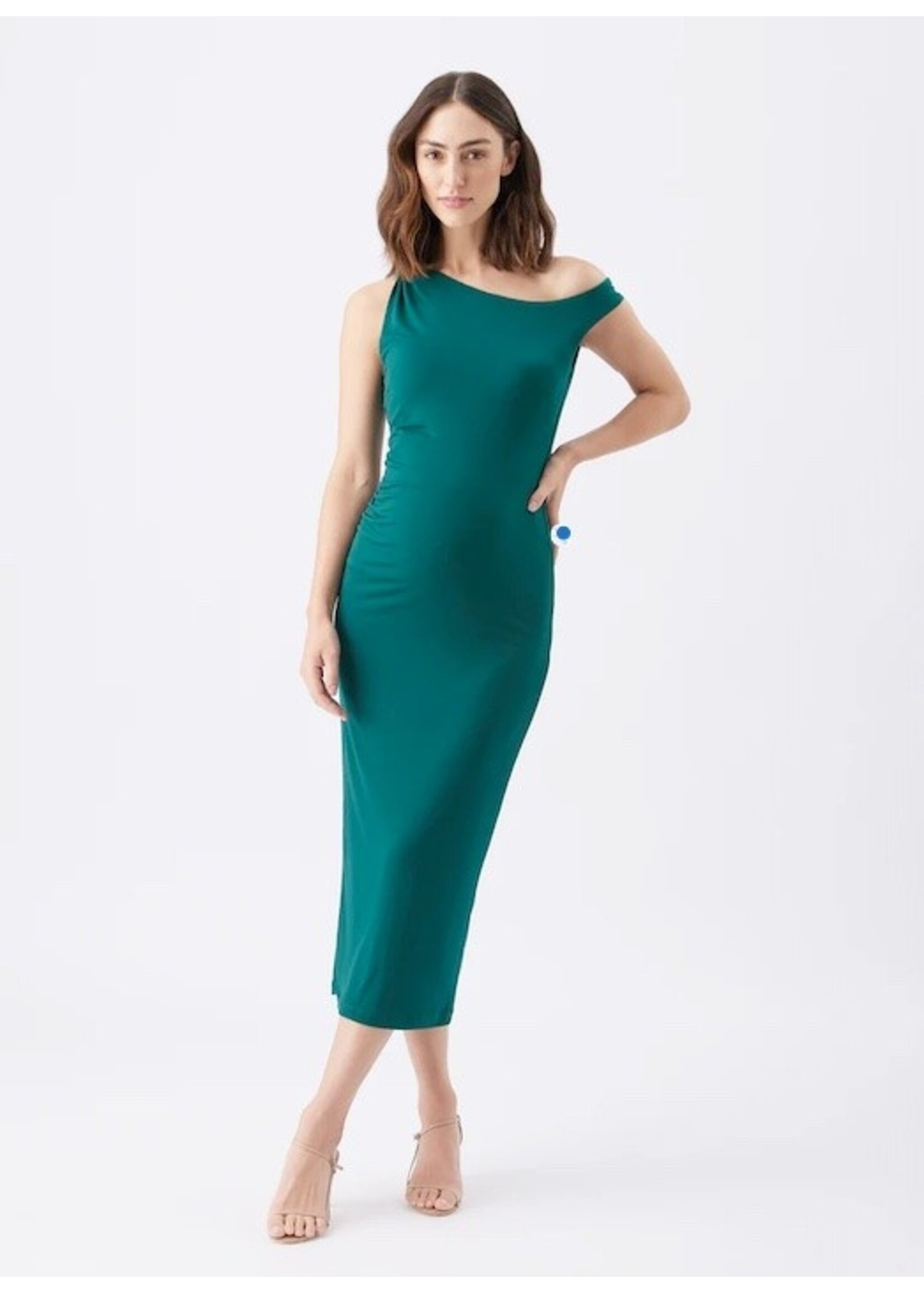 Ripe Maternity Ripe Maternity, Cora Off-Shoulder Dress Jade || Jade