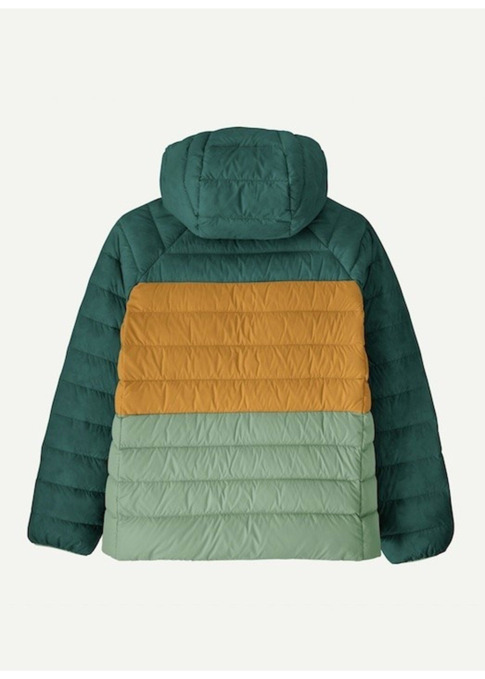 Patagonia Patagonia, Kids' Reversible Down Sweater™ Hoody || Ellwood Green