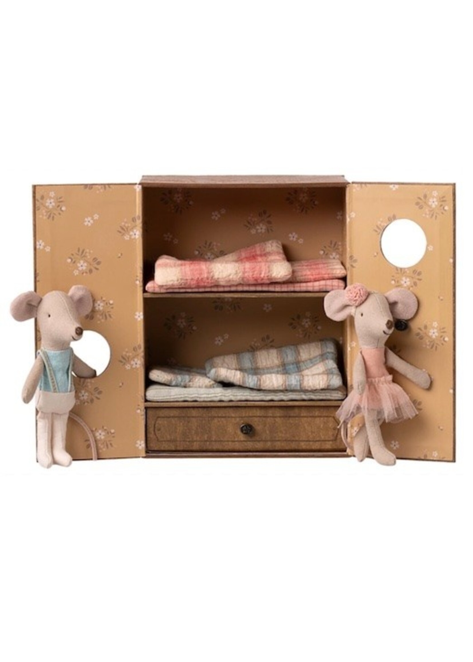 Maileg Maileg, Ballet Mice in Dance Studio, Little Sister and Brother