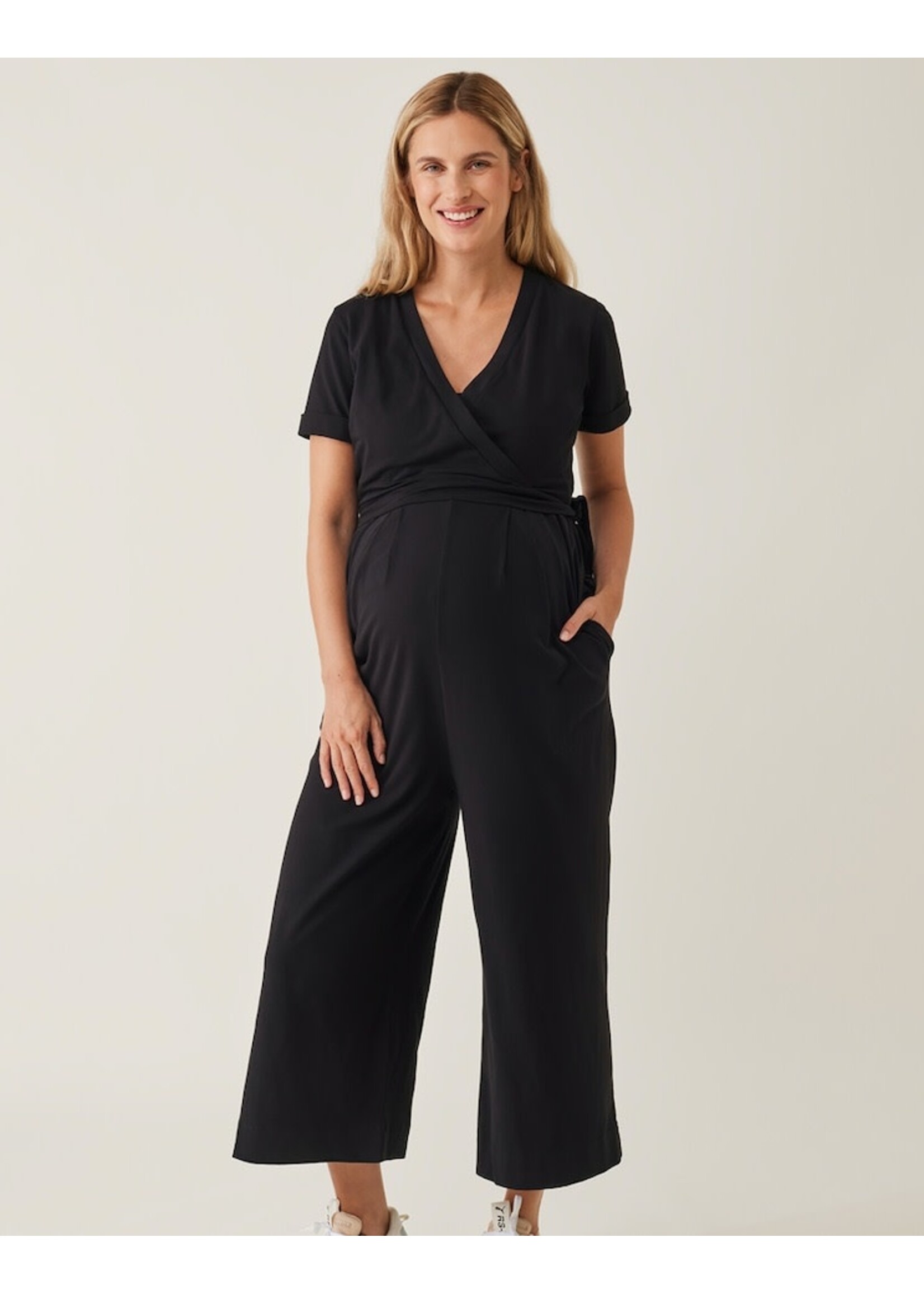 Boob Design Boob, Amelia maternity and Nursing Jumpsuit || Black