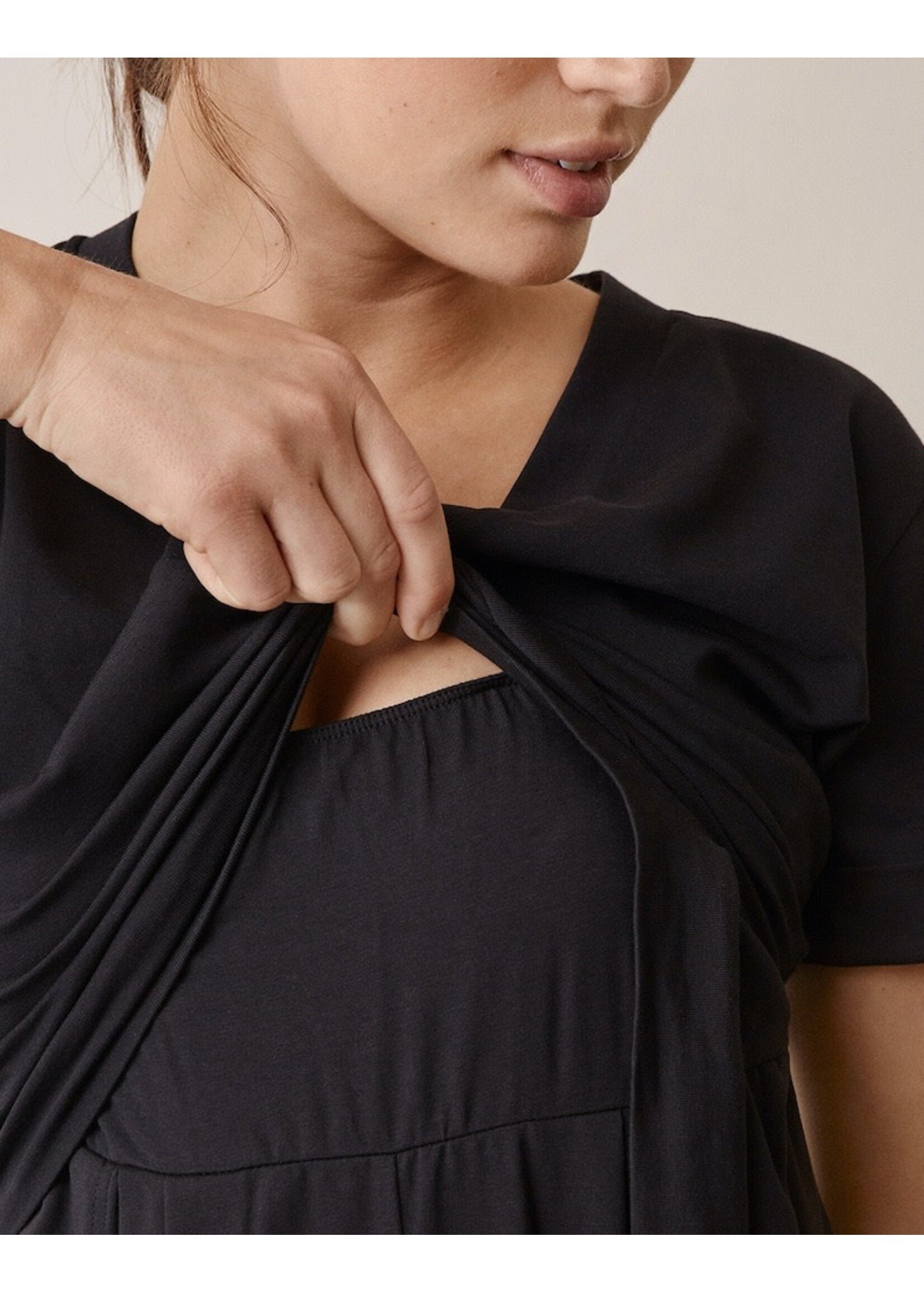 Boob Design Boob, Amelia maternity and Nursing Jumpsuit || Black