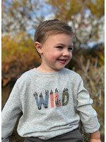 Me & Henry Me & Henry, CHEROKEE Wild Printed Tee || Grey