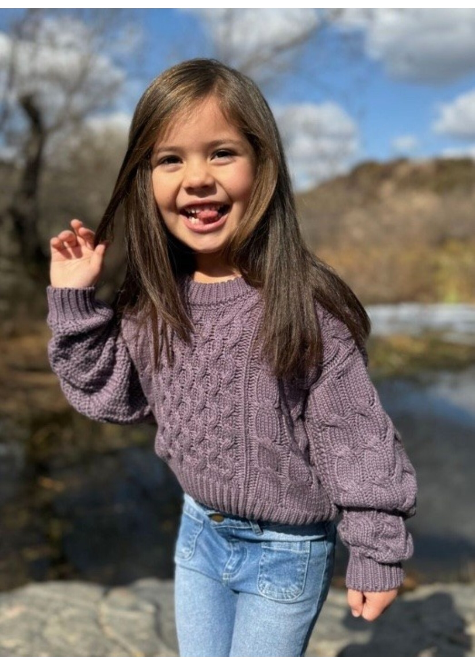 Vignette Vignette, Molly Knit Sweater || Lavender