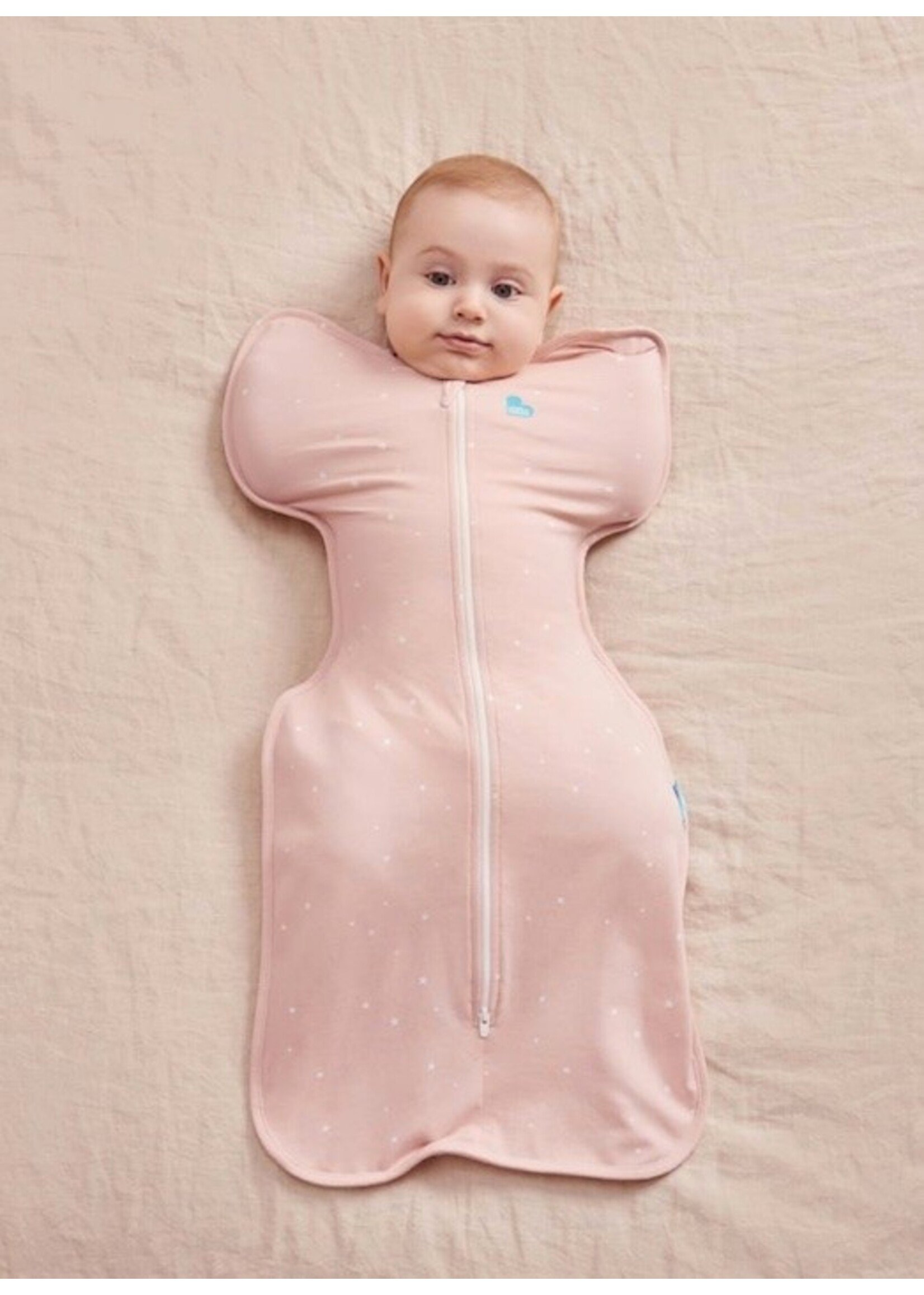 Love To Dream Love to Dream, Twinkle Swaddle UP 1.0 Tog || Powder Pink