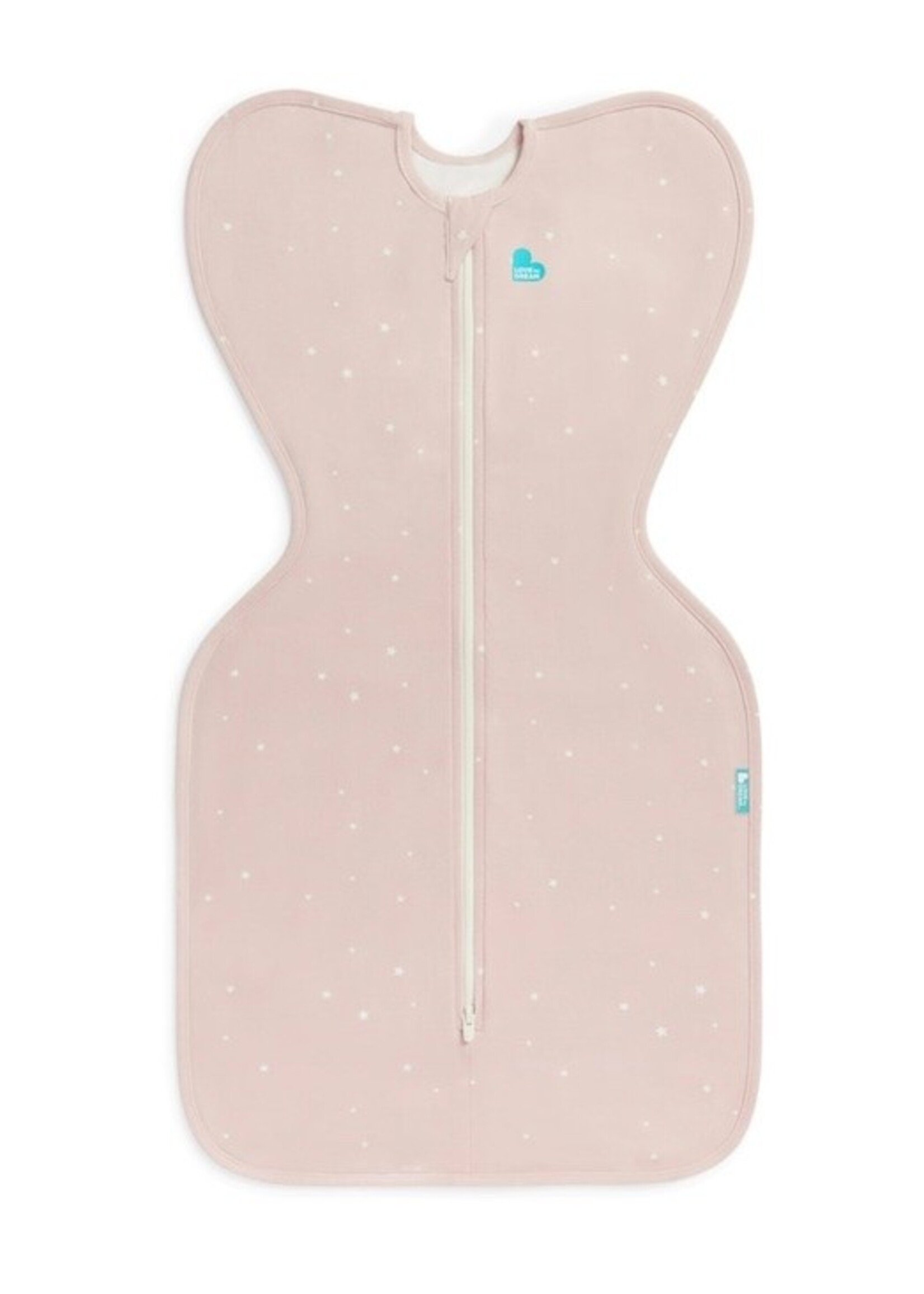 Love To Dream Love to Dream, Twinkle Swaddle UP 1.0 Tog || Powder Pink