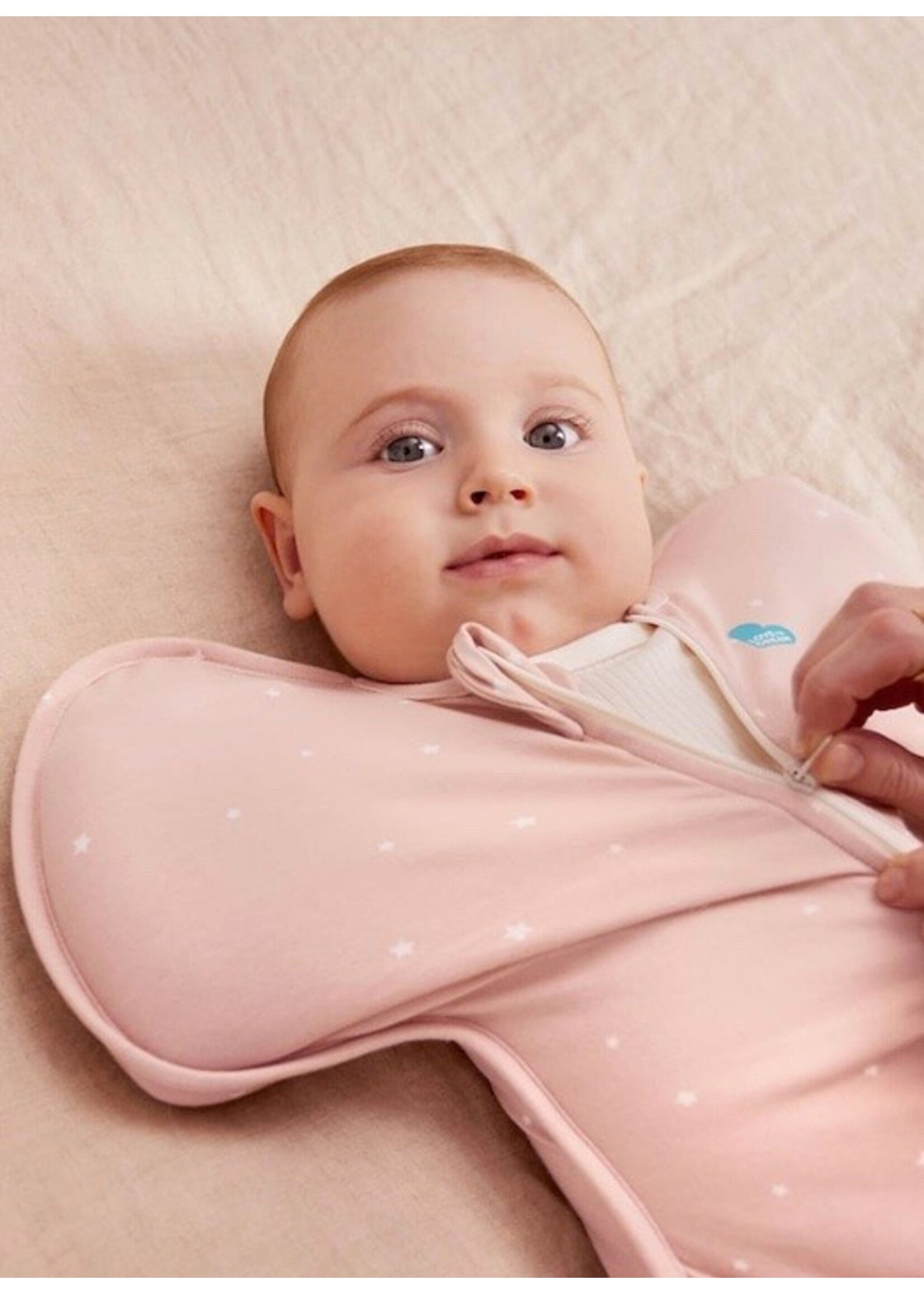 Love To Dream Love to Dream, Twinkle Swaddle UP 1.0 Tog || Powder Pink