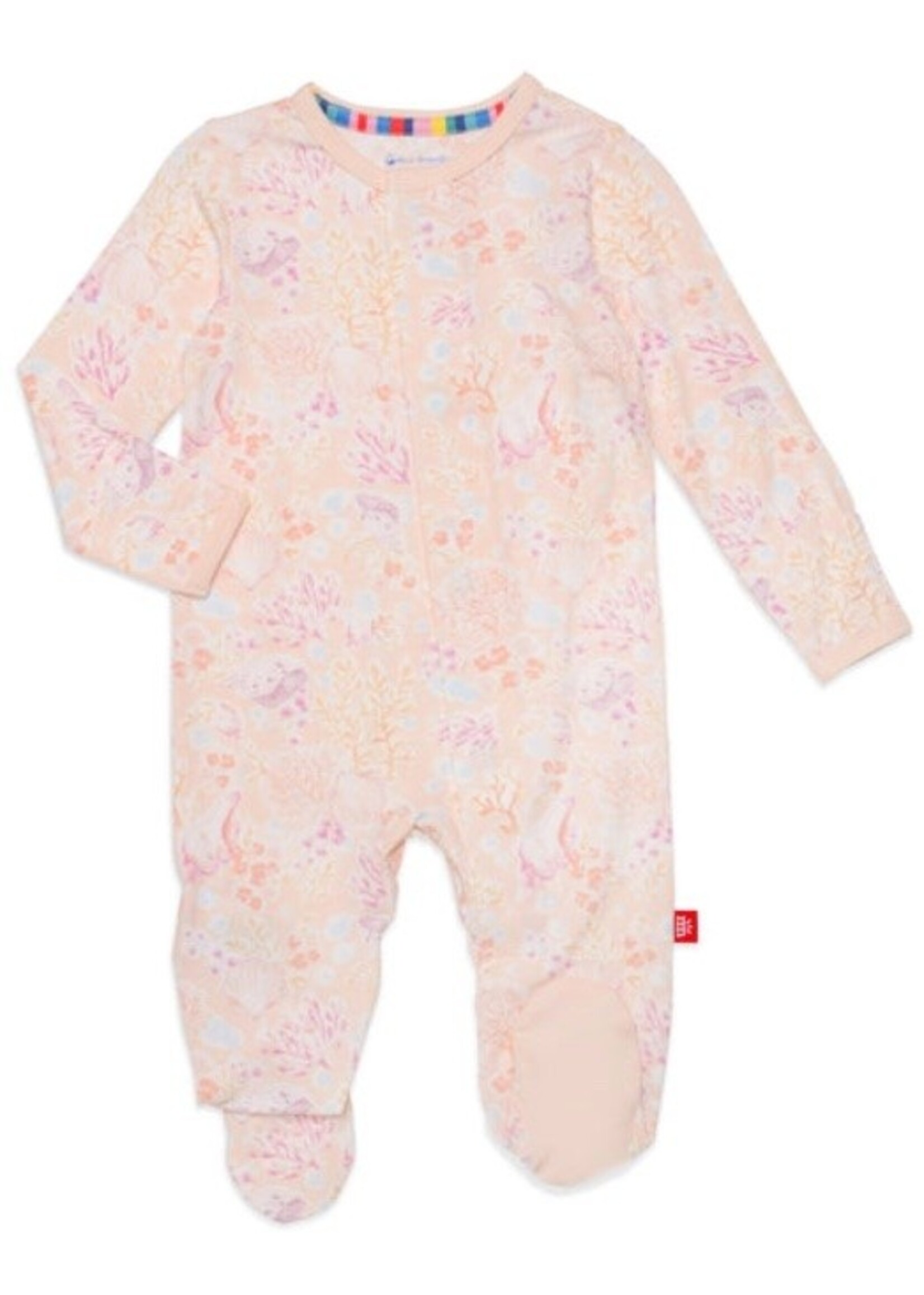 Magnetic Me Magnetic Me, Modal Magnetic Footie || Coral Floral