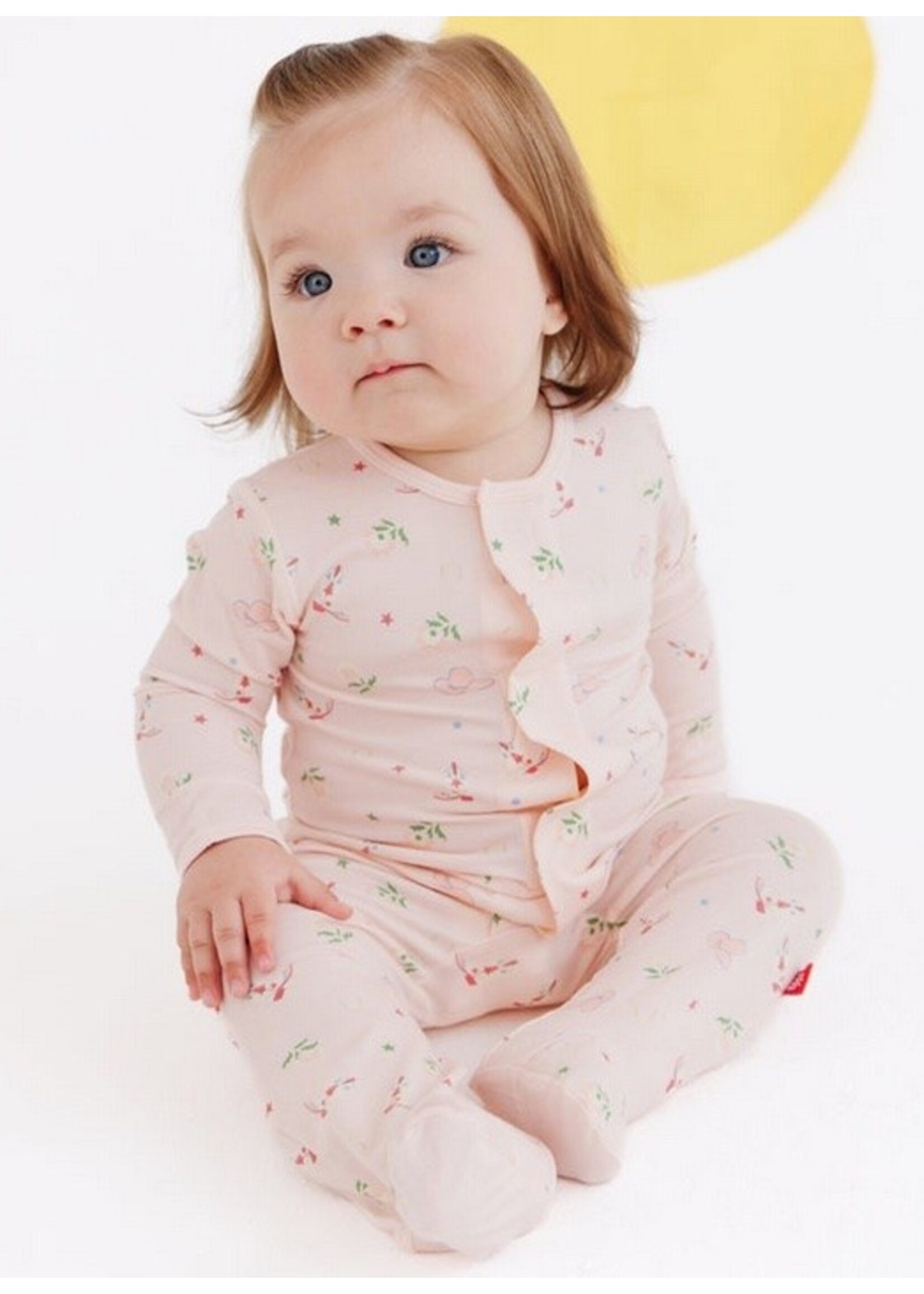 Magnetic Me Magnetic Me, Modal Magnetic Footie || Rodeo Drive Pink