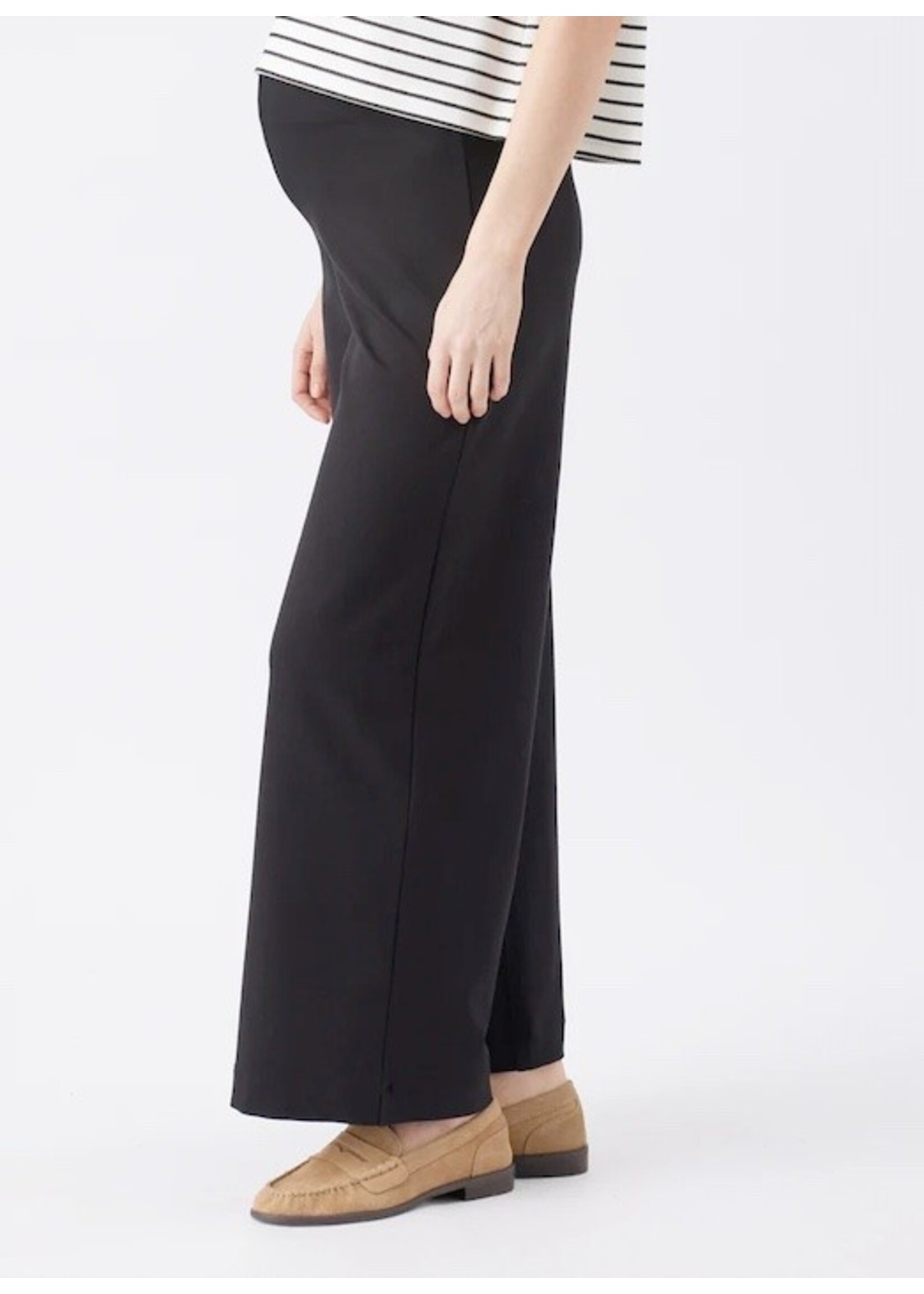 Ripe Maternity Ripe Maternity, Isha Wide Leg Pant || Black
