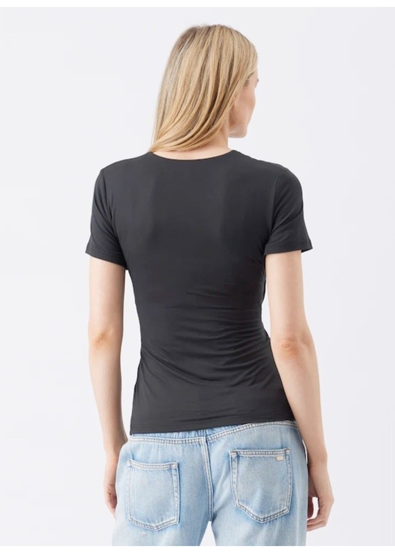 Ripe Maternity Ripe Maternity, Luxe Knit Embrace Nursing Tee || Black