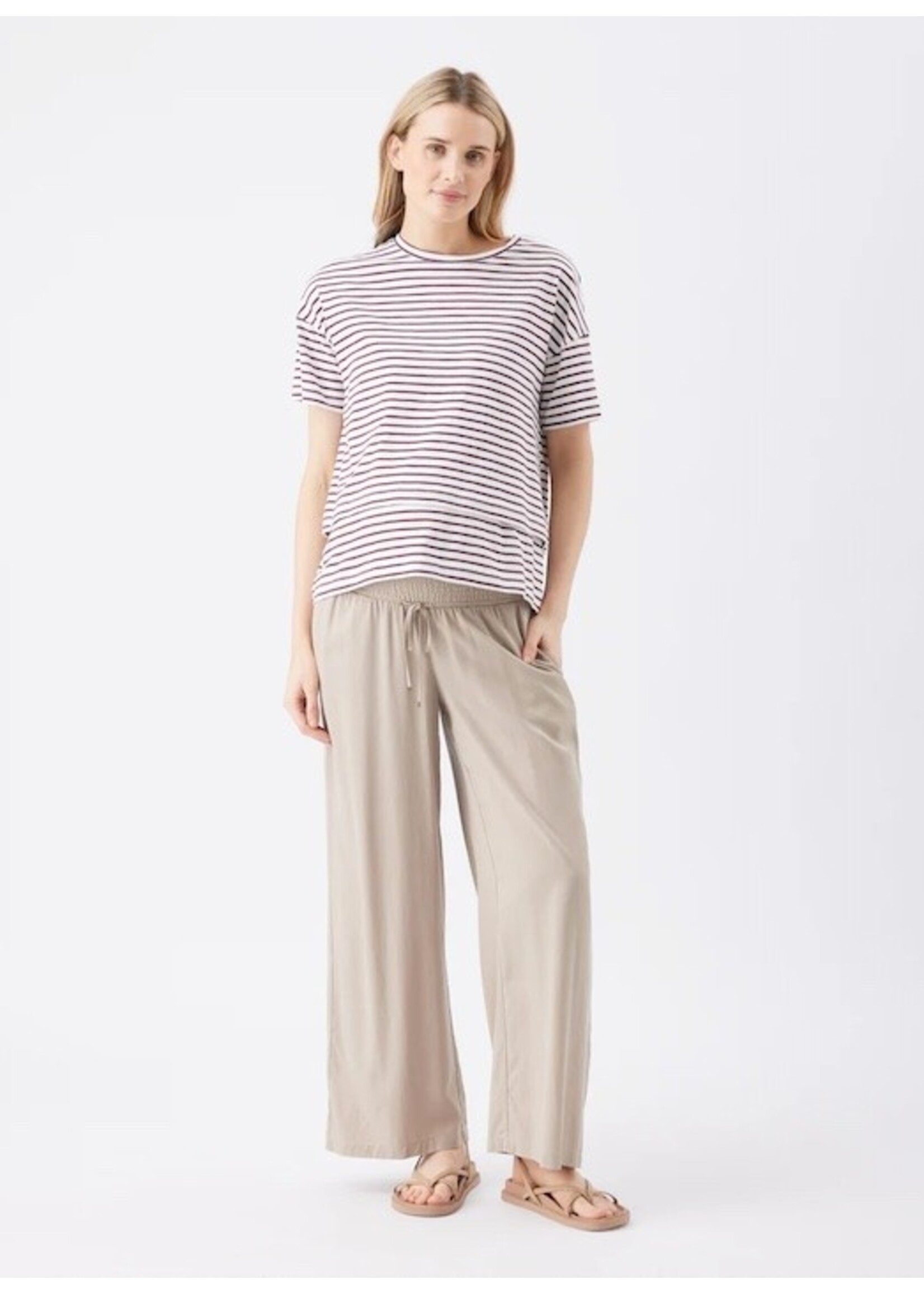 Ripe Maternity Ripe Maternity, Wide Leg Tencel Pant || Taupe