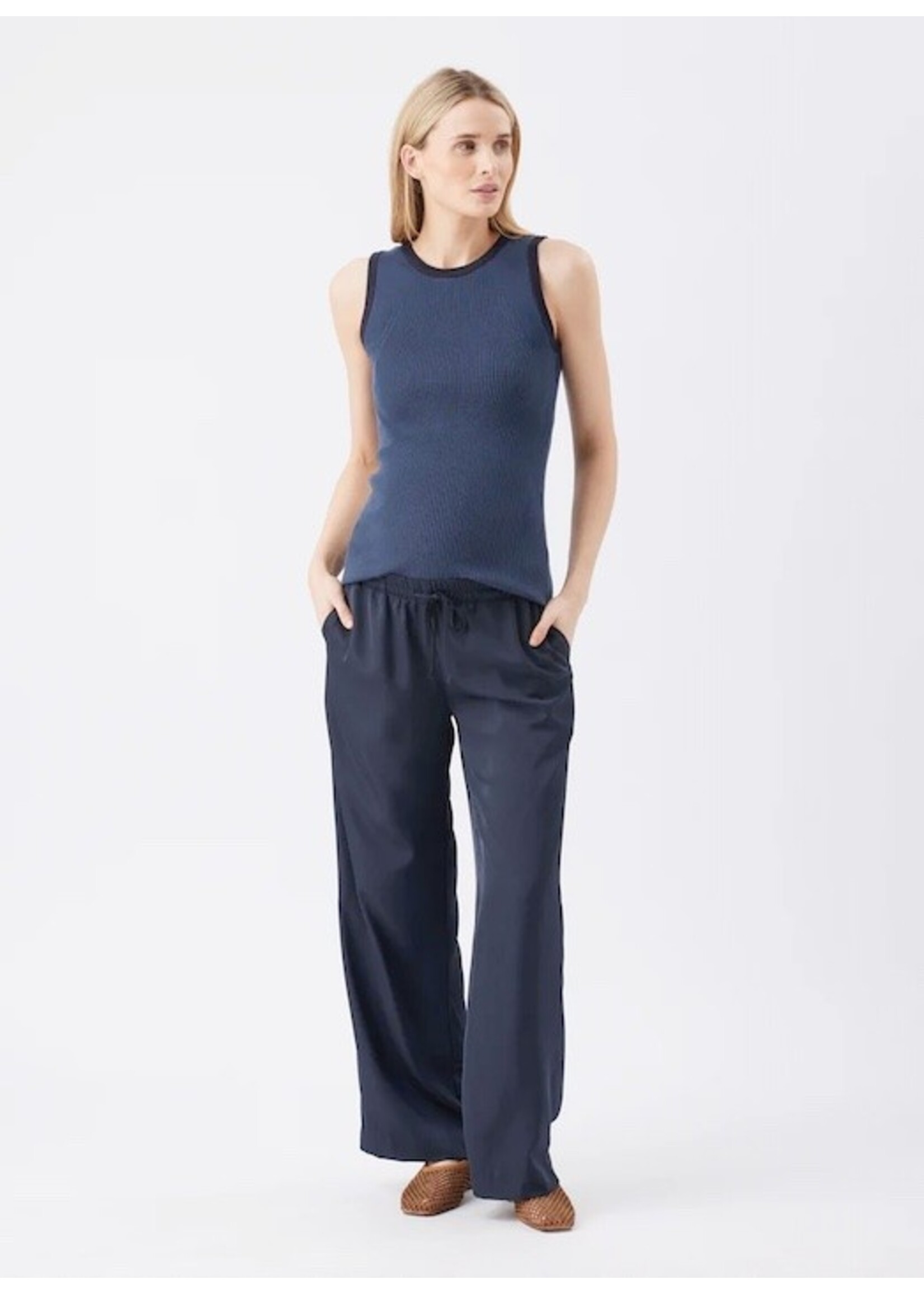 Ripe Maternity Ripe Maternity, Tamara Satin Pull-On Pant || Midnight