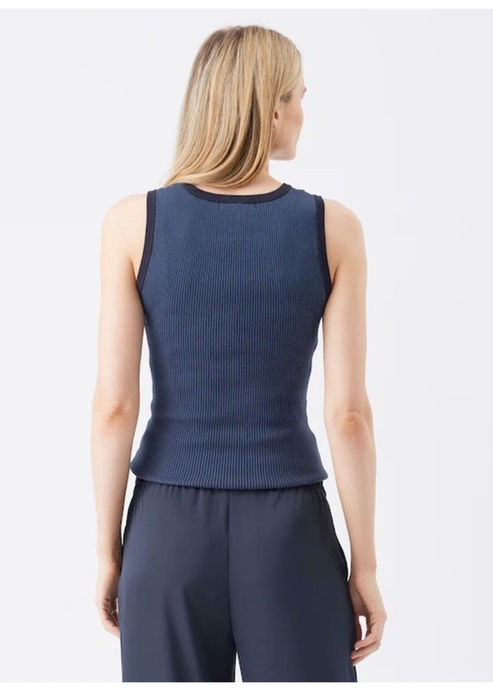 Ripe Maternity Ripe Maternity, Zoe Rib Knit Nursing Tank || Indigo / Navy