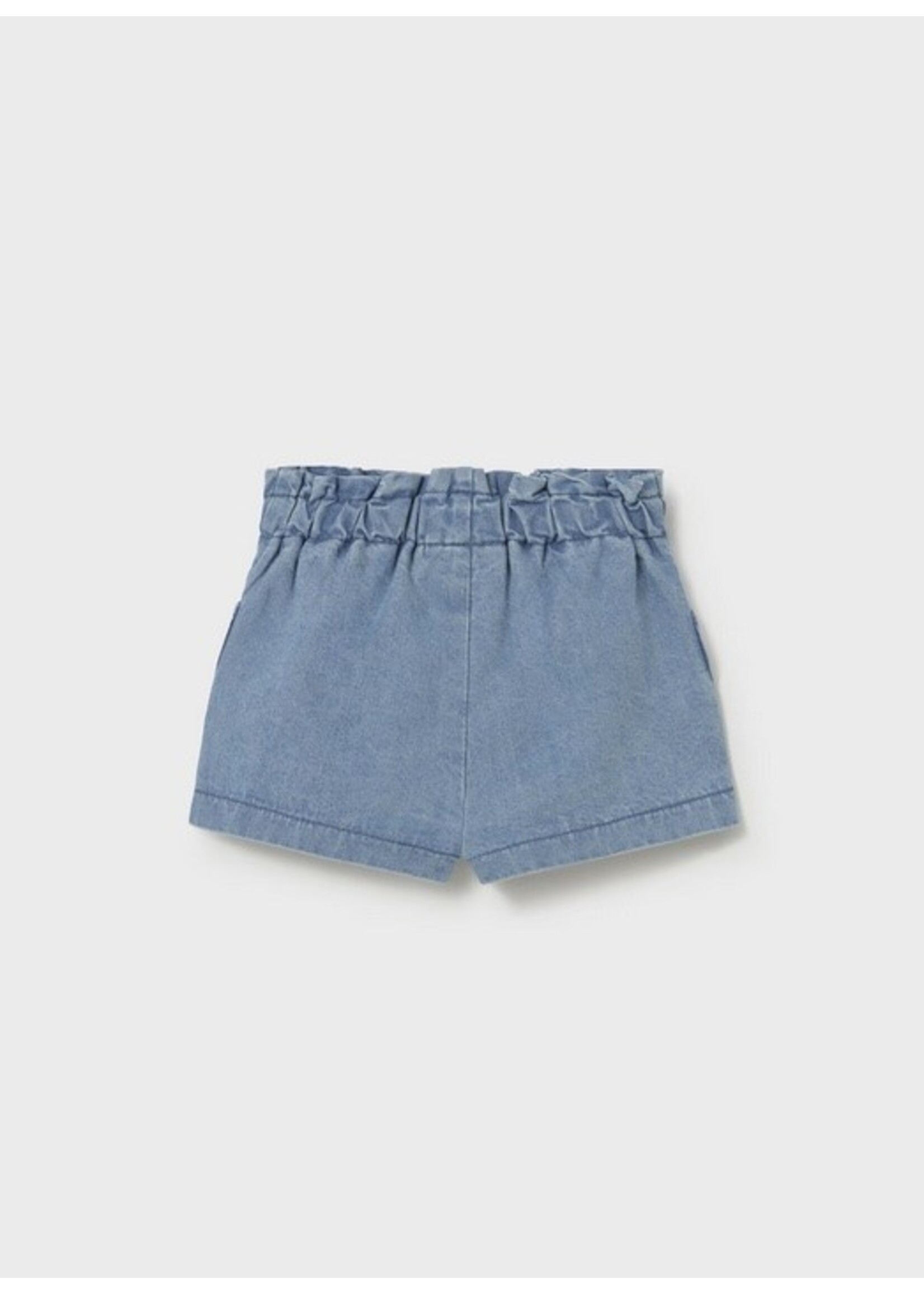 Mayoral Mayoral, Newborn Girl Shorts || Light Denim