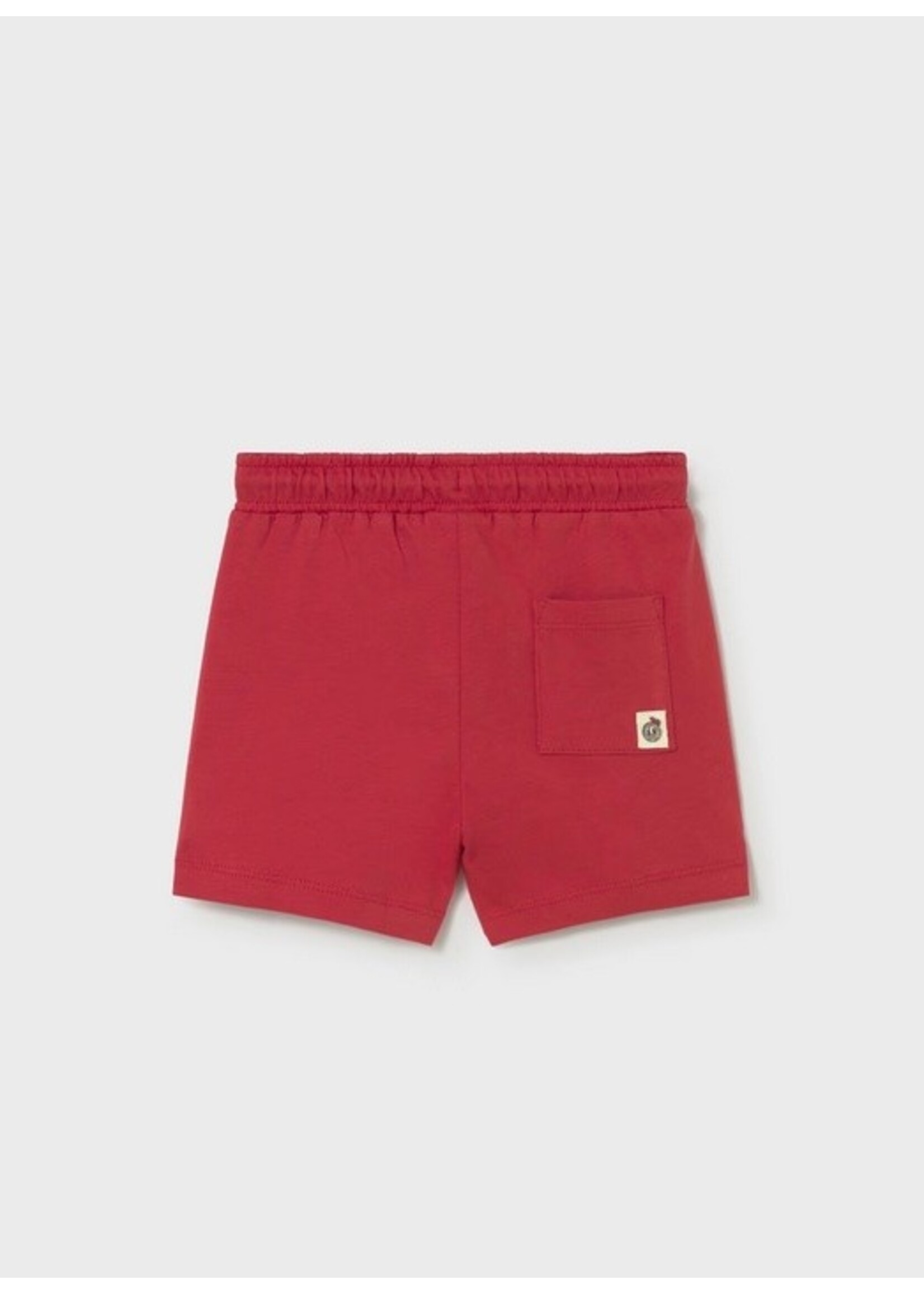 Mayoral Mayoral, Sport Print Knit Shirts and Shorts || Tomato