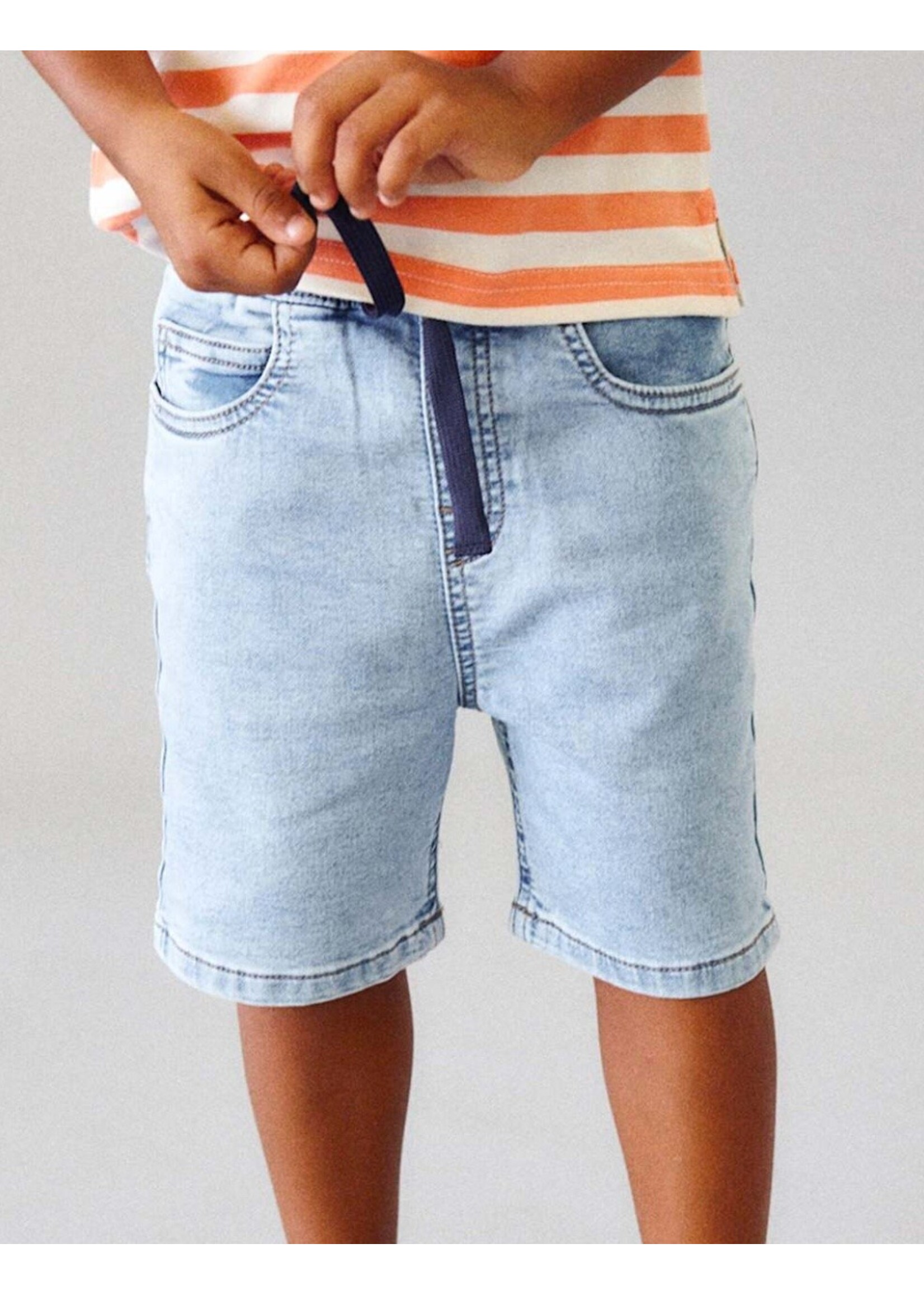 Mayoral Mayoral, Boy Denim Shorts  || Light Denim