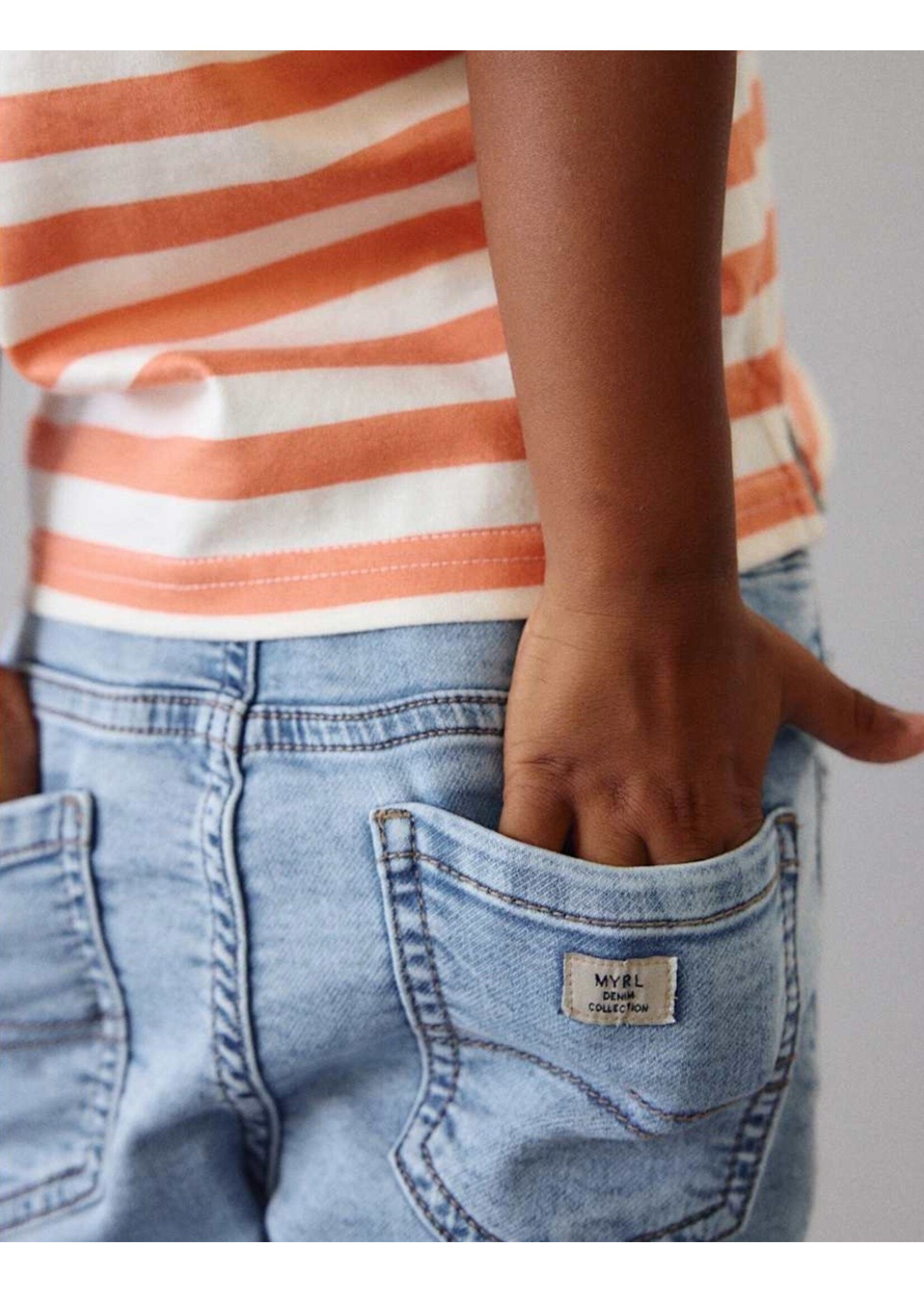 Mayoral Mayoral, Boy Denim Shorts  || Light Denim