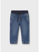 Mayoral Mayoral, Baby Jeans with Elastic Waistband || Medium Denim