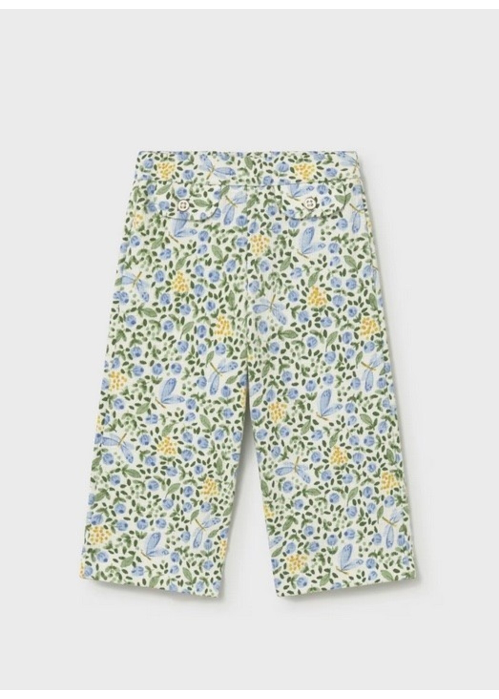 Mayoral Mayoral, Floral Pants || Sky