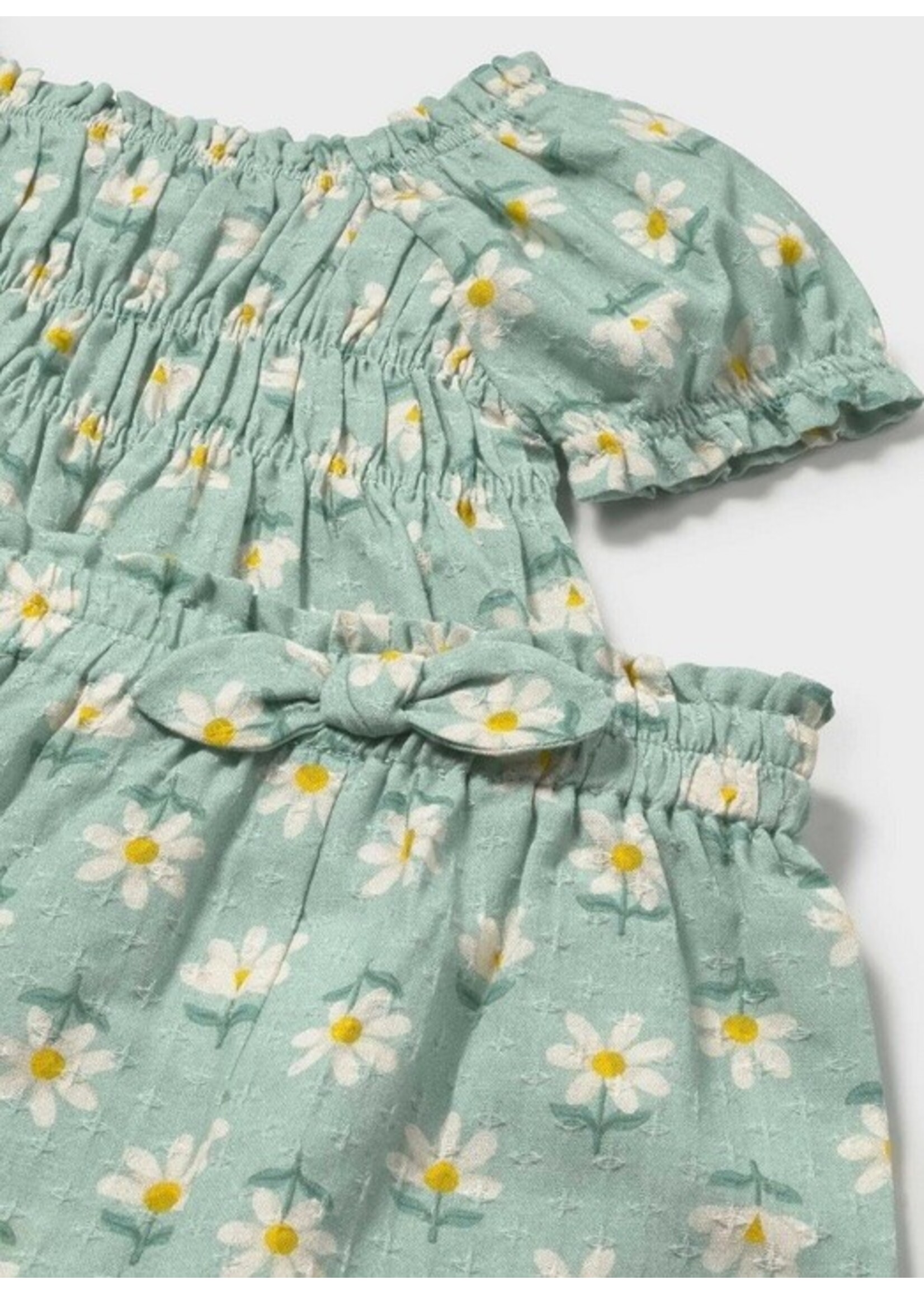 Mayoral Mayoral, Daisy Printed Pants and Blouse 2-Piece Set || Lake