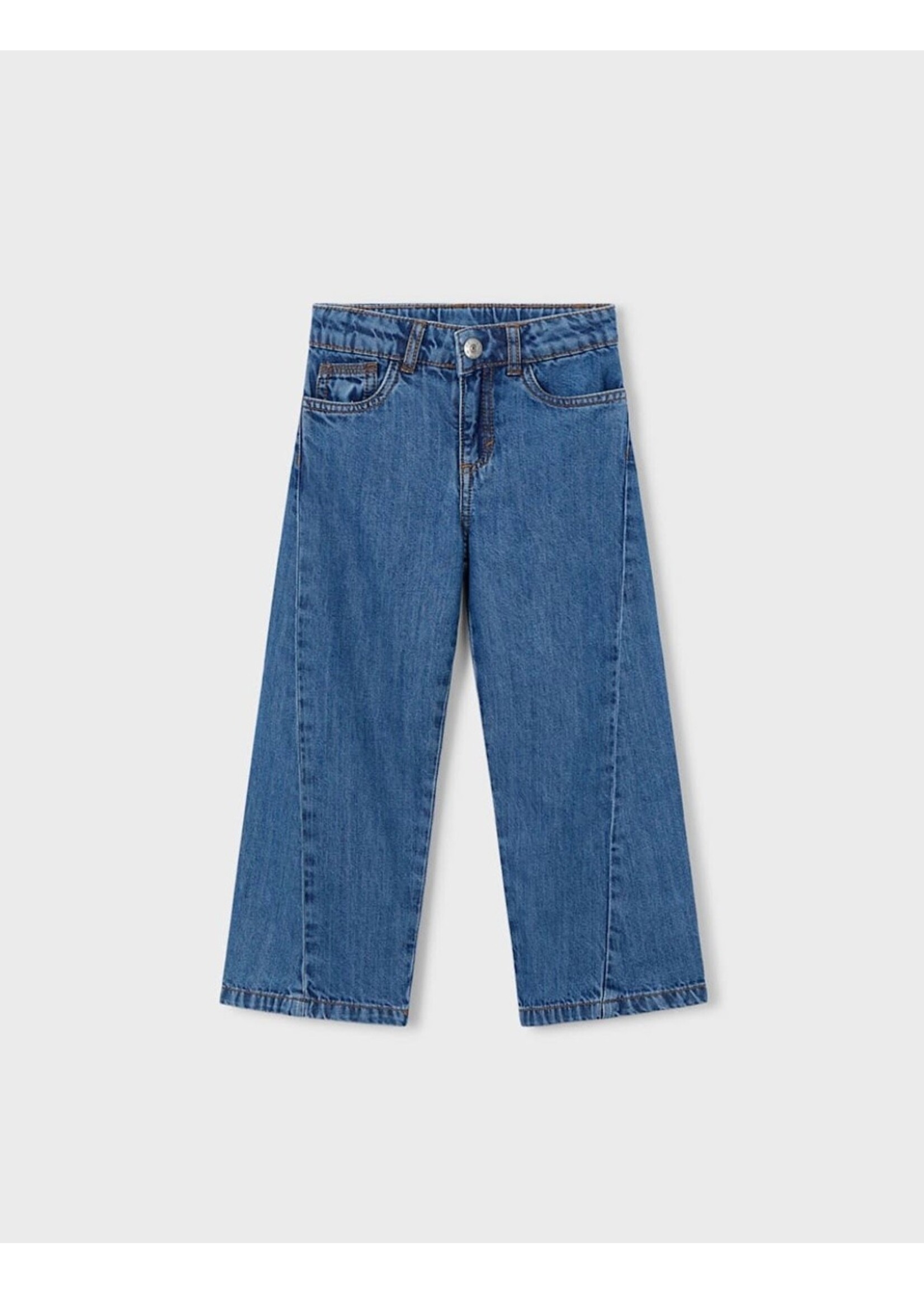 Mayoral Mayoral, Girl Loose-fit Jeans || Dark Denim