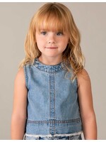 Mayoral Mayoral, Denim Sleeveless Top || Light Denim