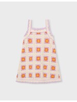 Mayoral Mayoral, Girl Crochet Dress || Bone