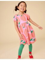 Tea Collection Tea Collection,  Strawberry Print Puff Sleeve Empire Dress || Fresas Favoritas