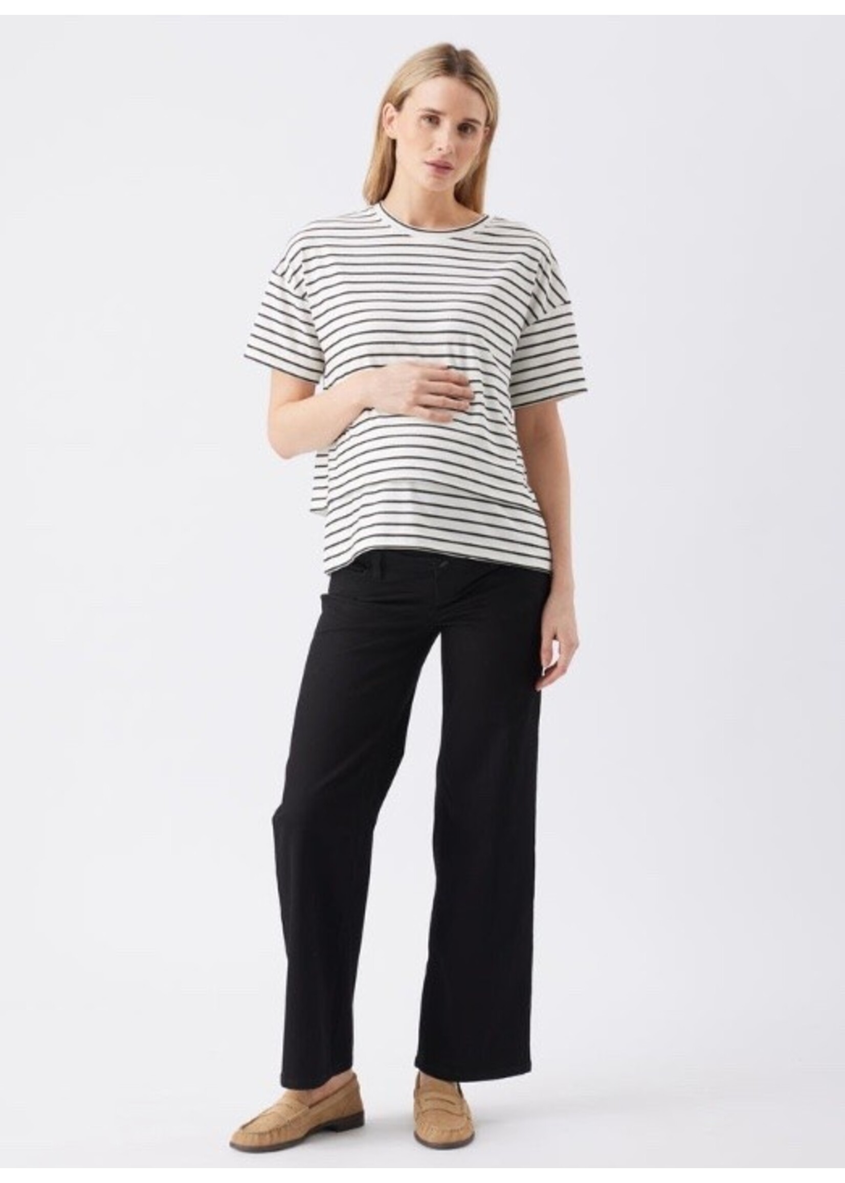 Ripe Maternity Ripe Maternity, Miller Relaxed Fit Over Bump Jean || Black